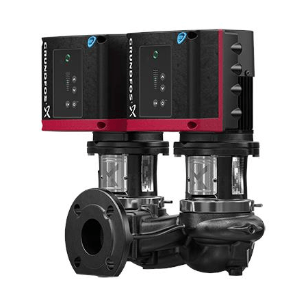 Одноступенчатый вертикальный центробежный насос «ин-лайн» Grundfos TPE2 D 100-120-N A-F-A-BQBE артикул 99223868 – фото внешнего вида